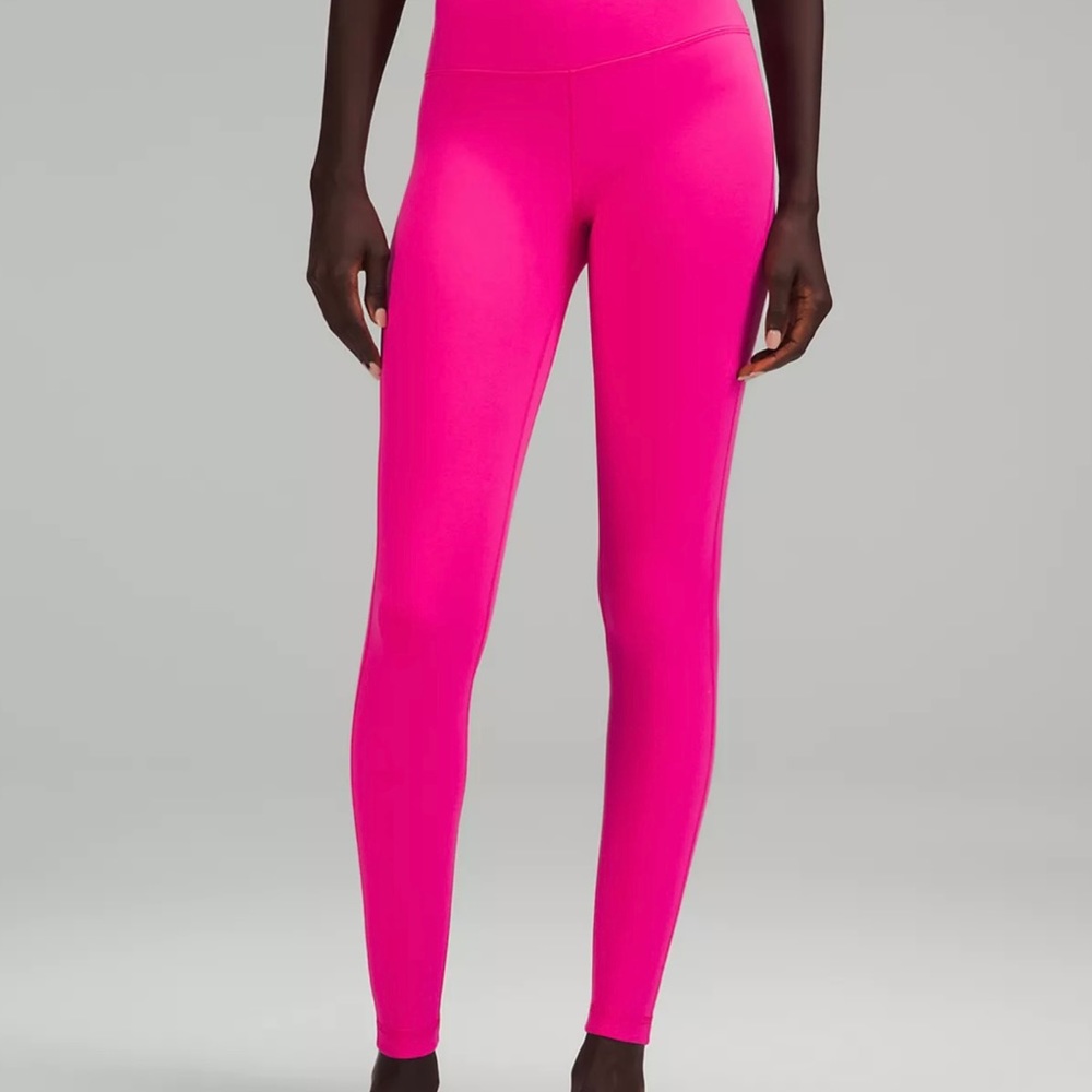 Lululemon align high rise pants 28” - sonic pink